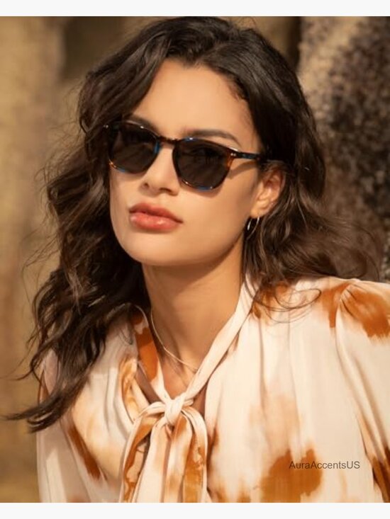 Retro Polarized Sunglasses for Small-Medium Face Handcrafted Acetate main image 5